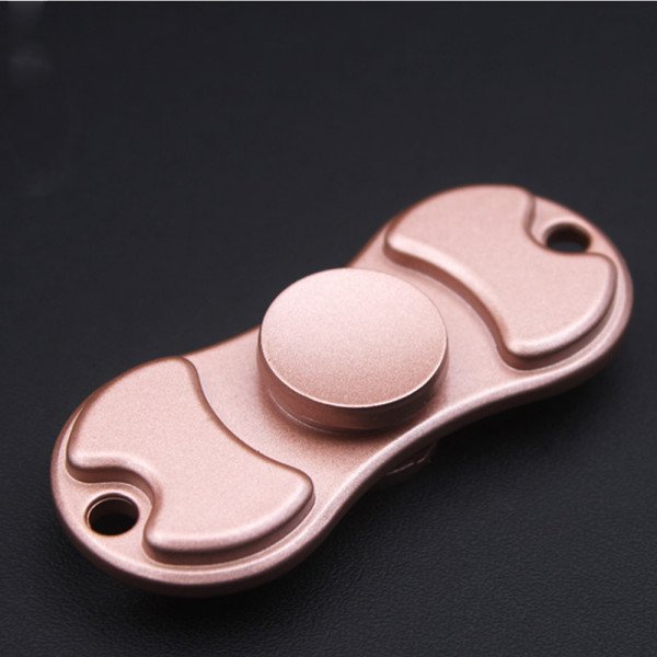 Wholesale Dual Aluminum Fidget Spinner Stress Reducer Toy for ADHD and Autism Adult, Child (Rose Gold)